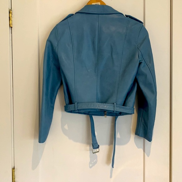 AMAZING leather zara bikers jacket - Picture 5 of 9